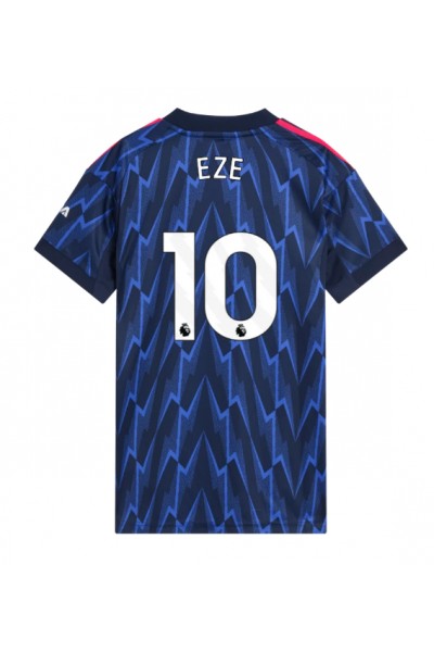 Arsenal Eberechi Eze #10 Jalkapallovaatteet Naisten Vieraspaita 2025-26 Lyhythihainen Arsenal Eberechi Eze #10 Jalkapallovaatteet Naisten Vieraspaita 2025-26 Lyhythihainen